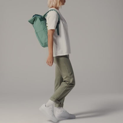 Recycled Twin handle Roll-Top Backpack