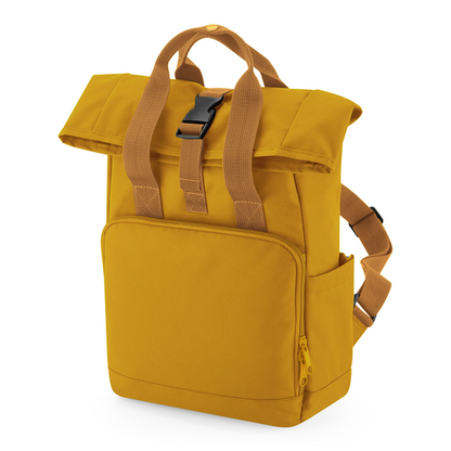 Recycled Twin handle Roll-Top Backpack